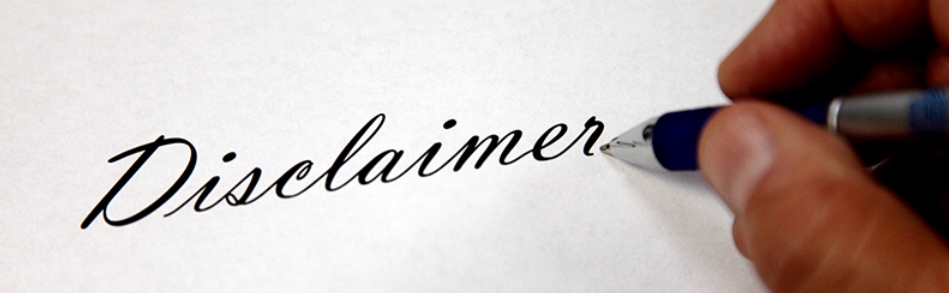 Disclaimer